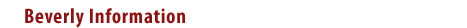 Beverly Information